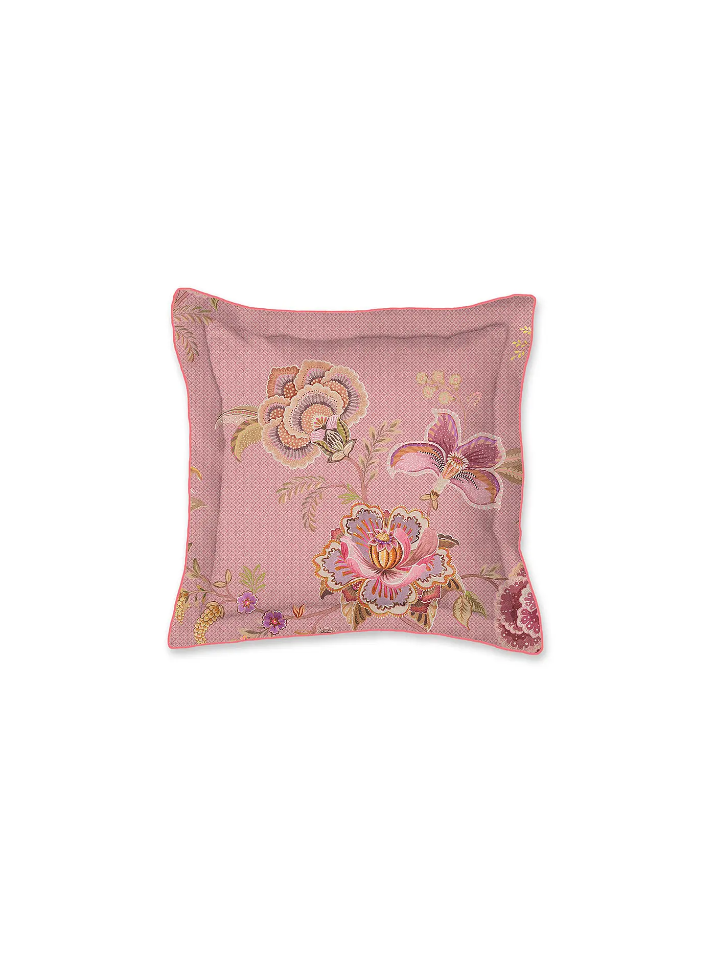 PIP STUDIO | Zierkissen 45x45cm CECE FIORE Weiss | rosa